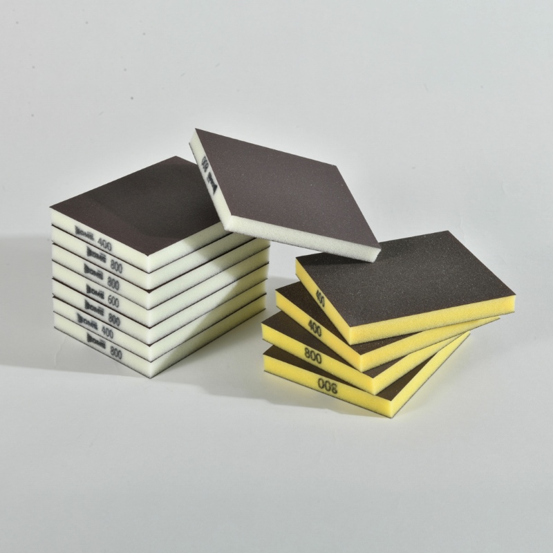 Esponja de lixa dupla face