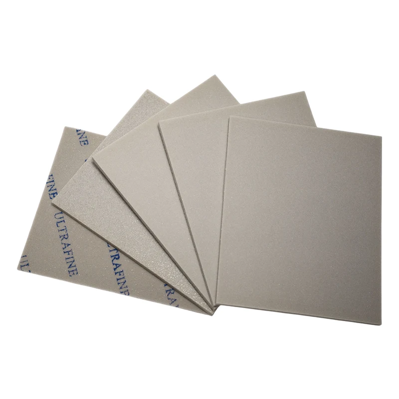 Esponja de lixamento de um lado